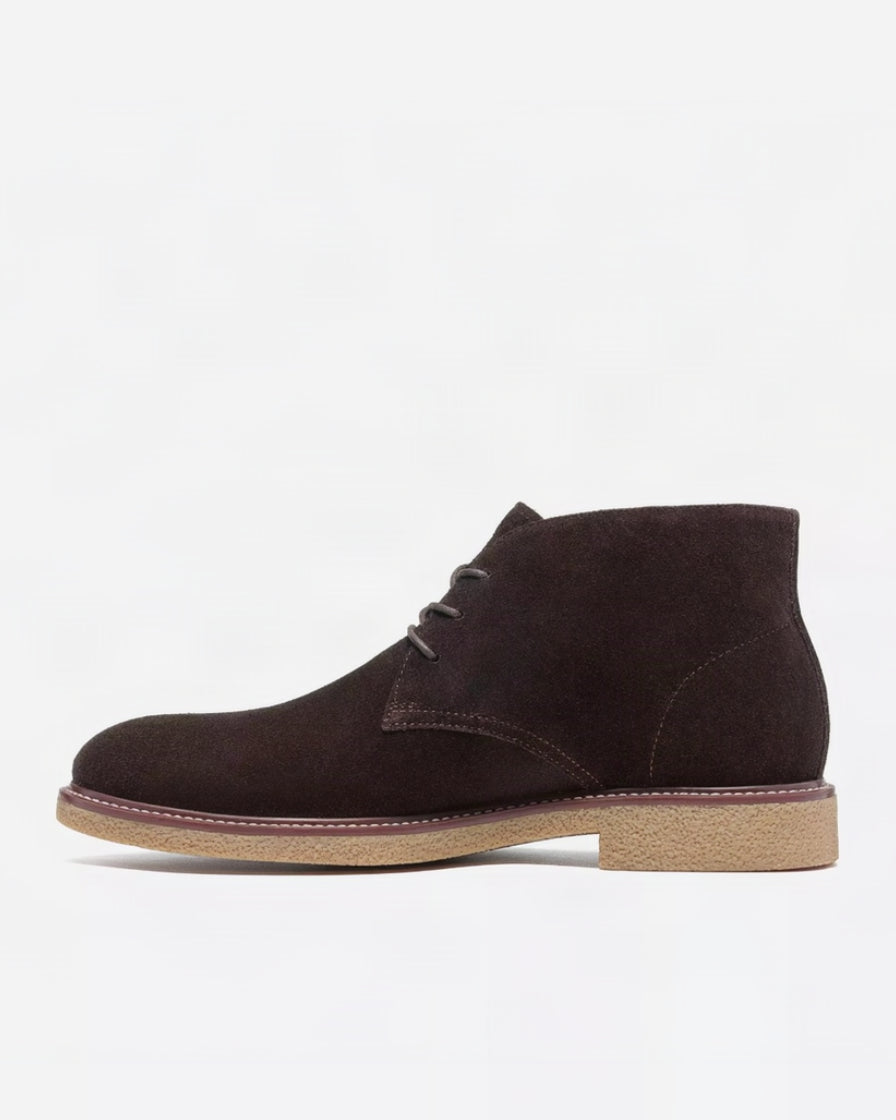 Clarks Chelwood Mid Brown Suede