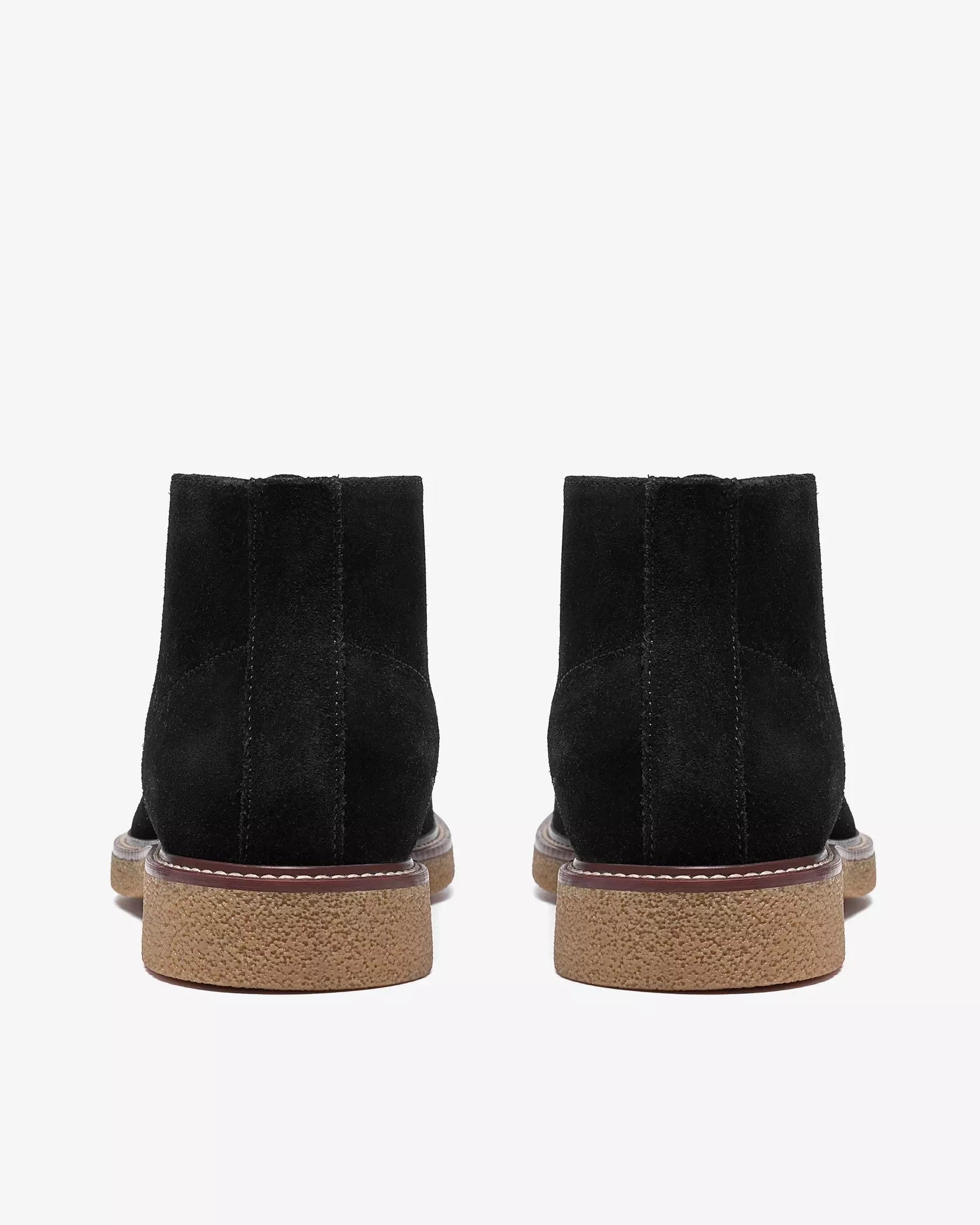 Clarks Chelwood Mid Black Suede