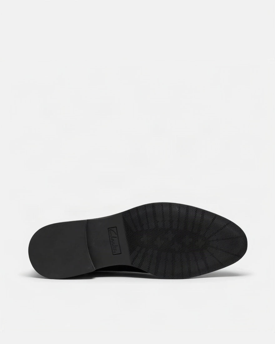 Clarks Bathford Lace Black Leather
