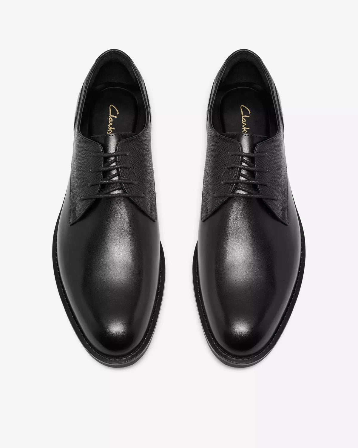 Clarks Bathford Lace Black Leather