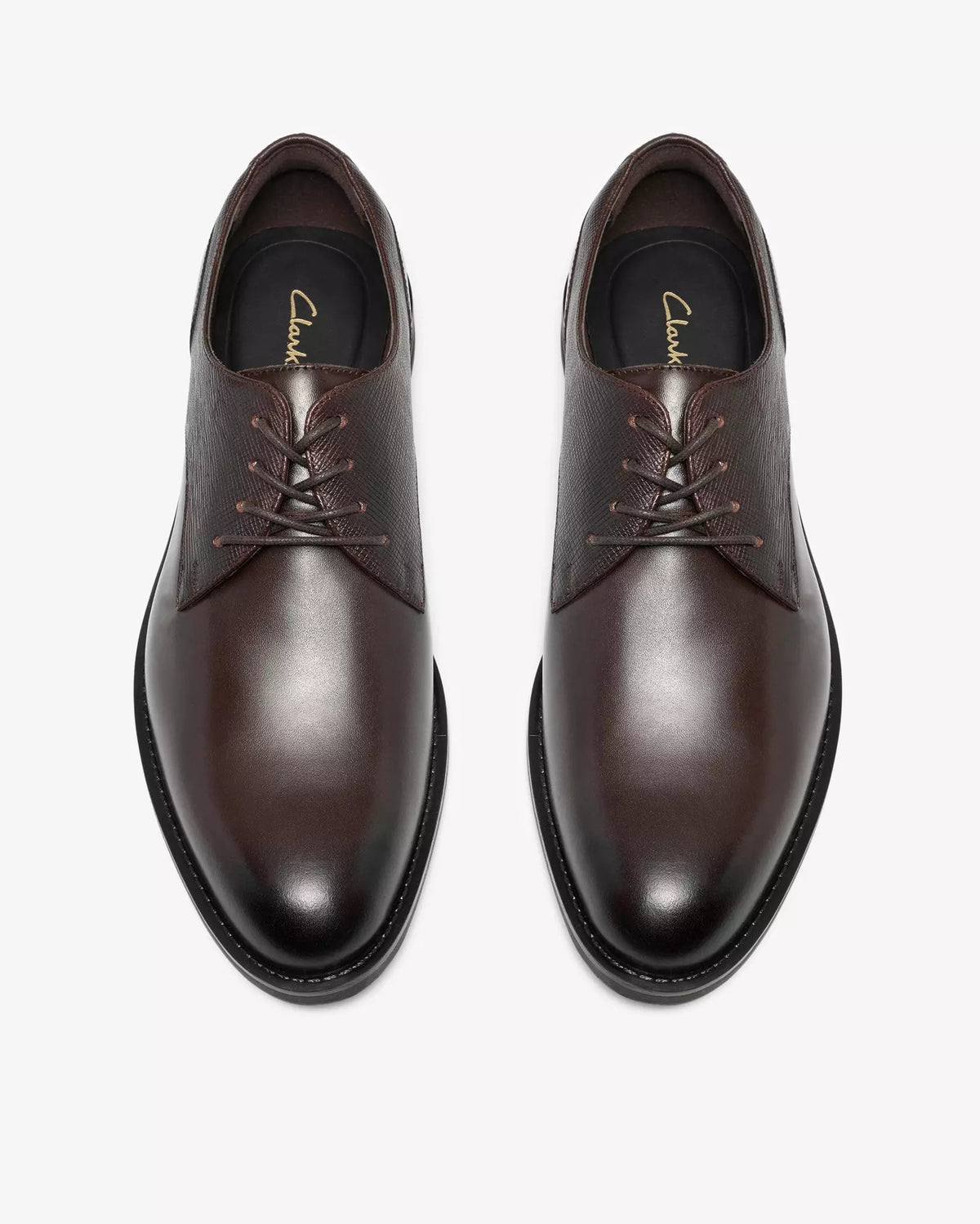 Clarks Bathford Lace Brown Leather