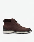 Clarks Corston Mid – Brown Leather - LuxxeCoast