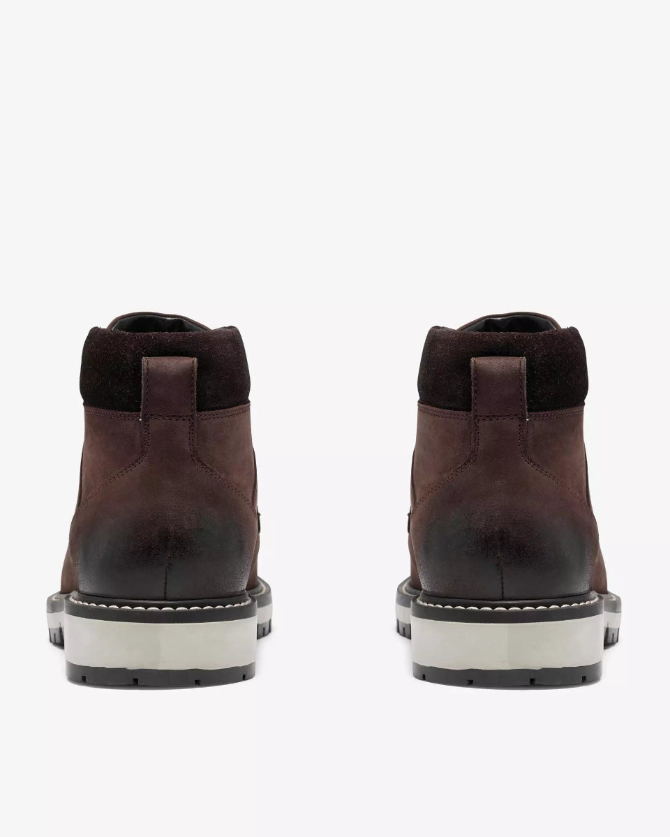 Clarks Corston Mid – Brown Leather - LuxxeCoast