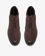 Clarks Corston Mid – Brown Leather - LuxxeCoast