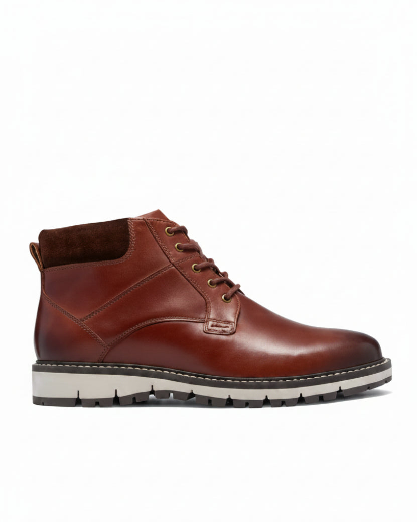 Clarks Corston Mid – Tan Leather - LuxxeCoast