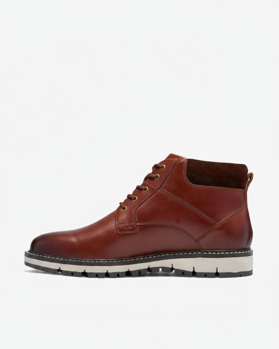 Clarks Corston Mid – Tan Leather - LuxxeCoast