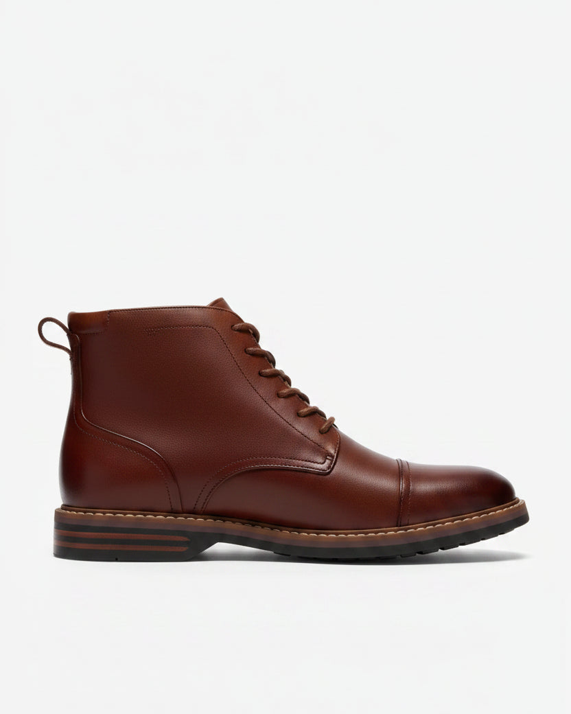 Clarks Aldwin2 Cap - Tan Leather