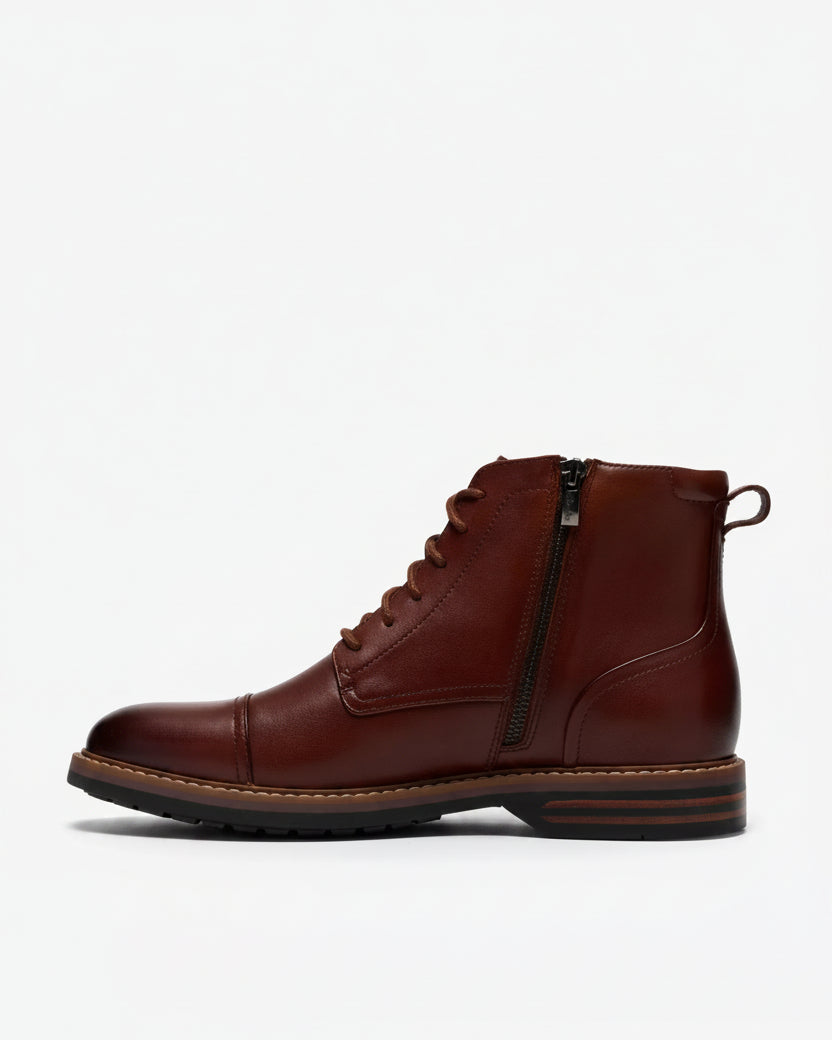 Clarks Aldwin2 Cap - Tan Leather