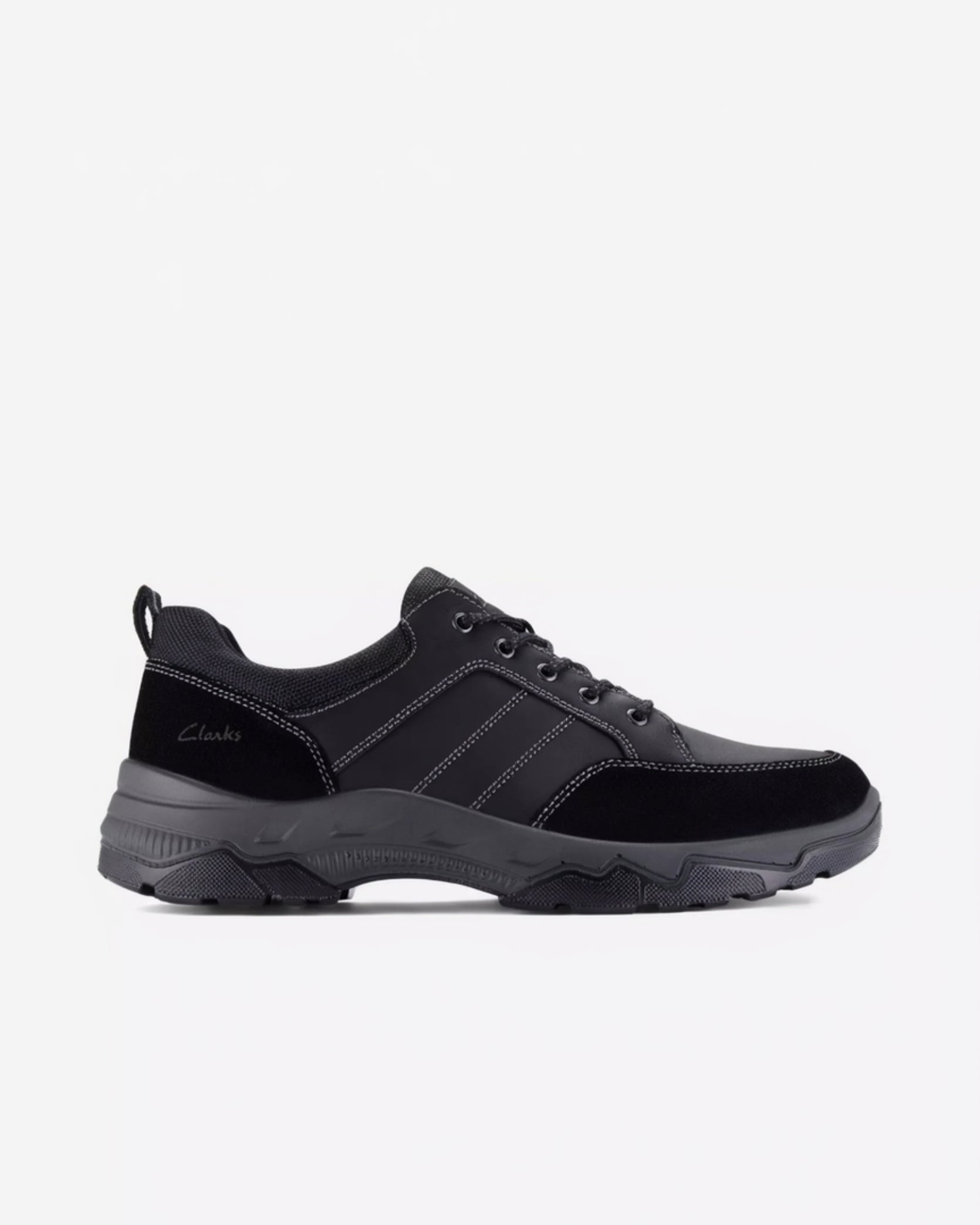 Clarks Alcombe Lace – Black Leather