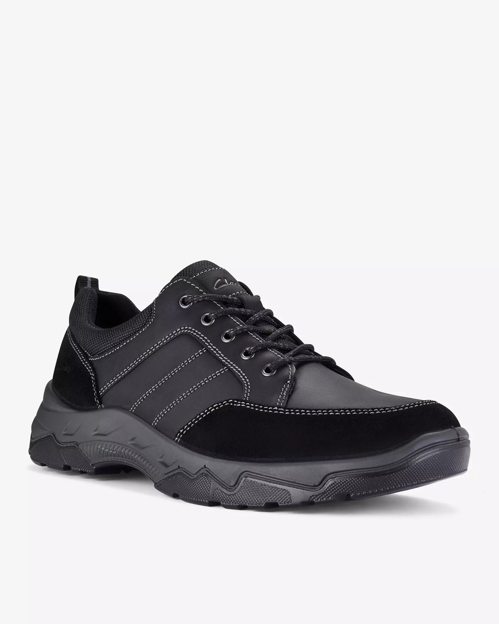 Clarks Alcombe Lace – Black Leather