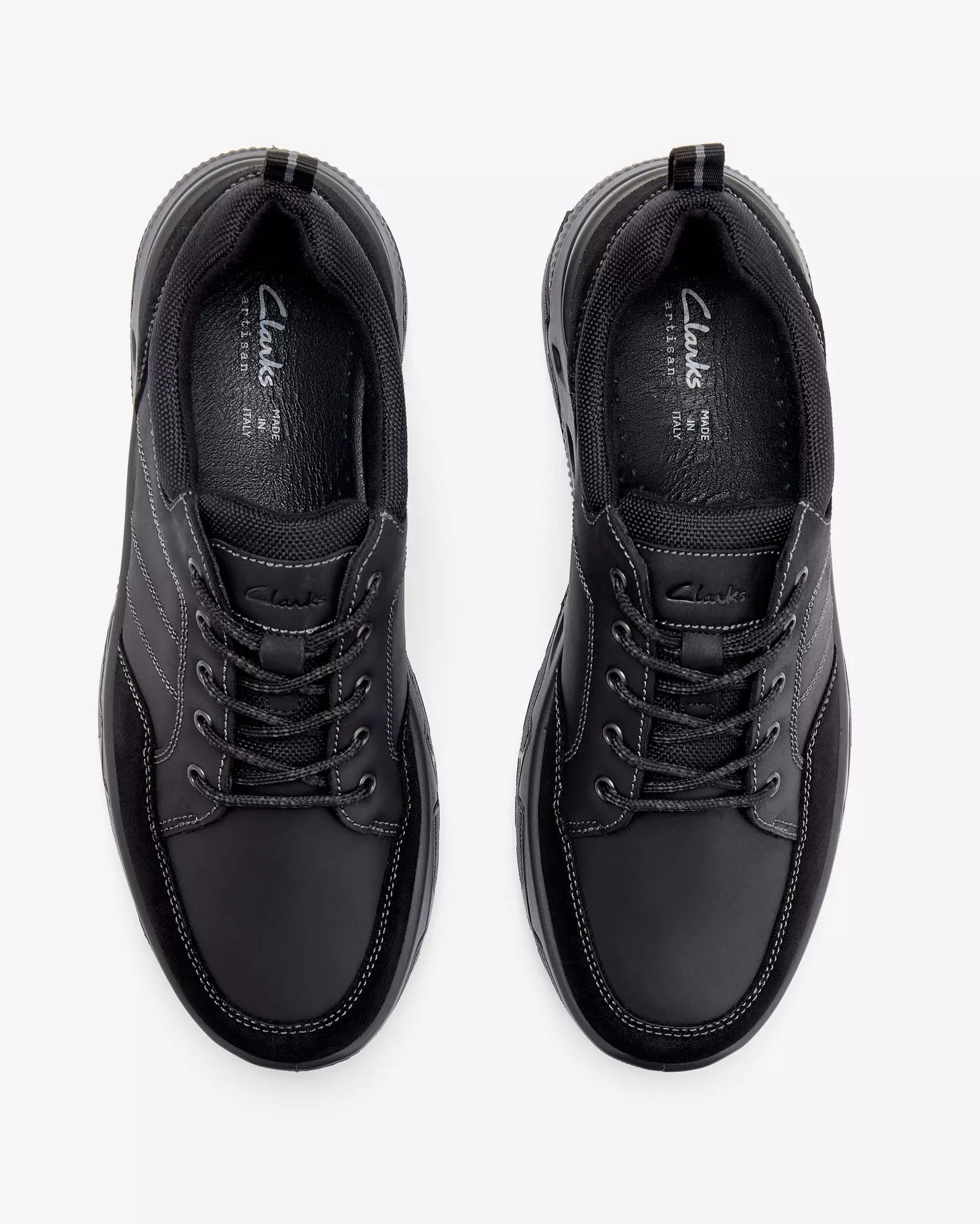 Clarks Alcombe Lace – Black Leather