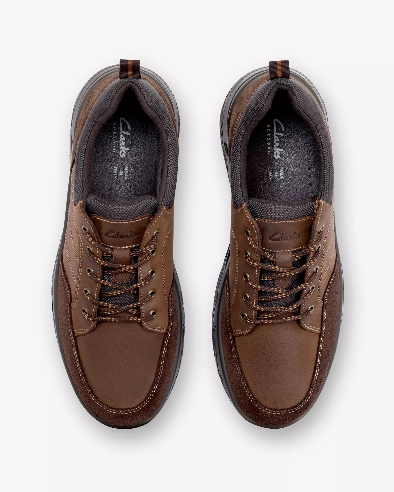 Clarks Alcombe Lace – Brown Leather