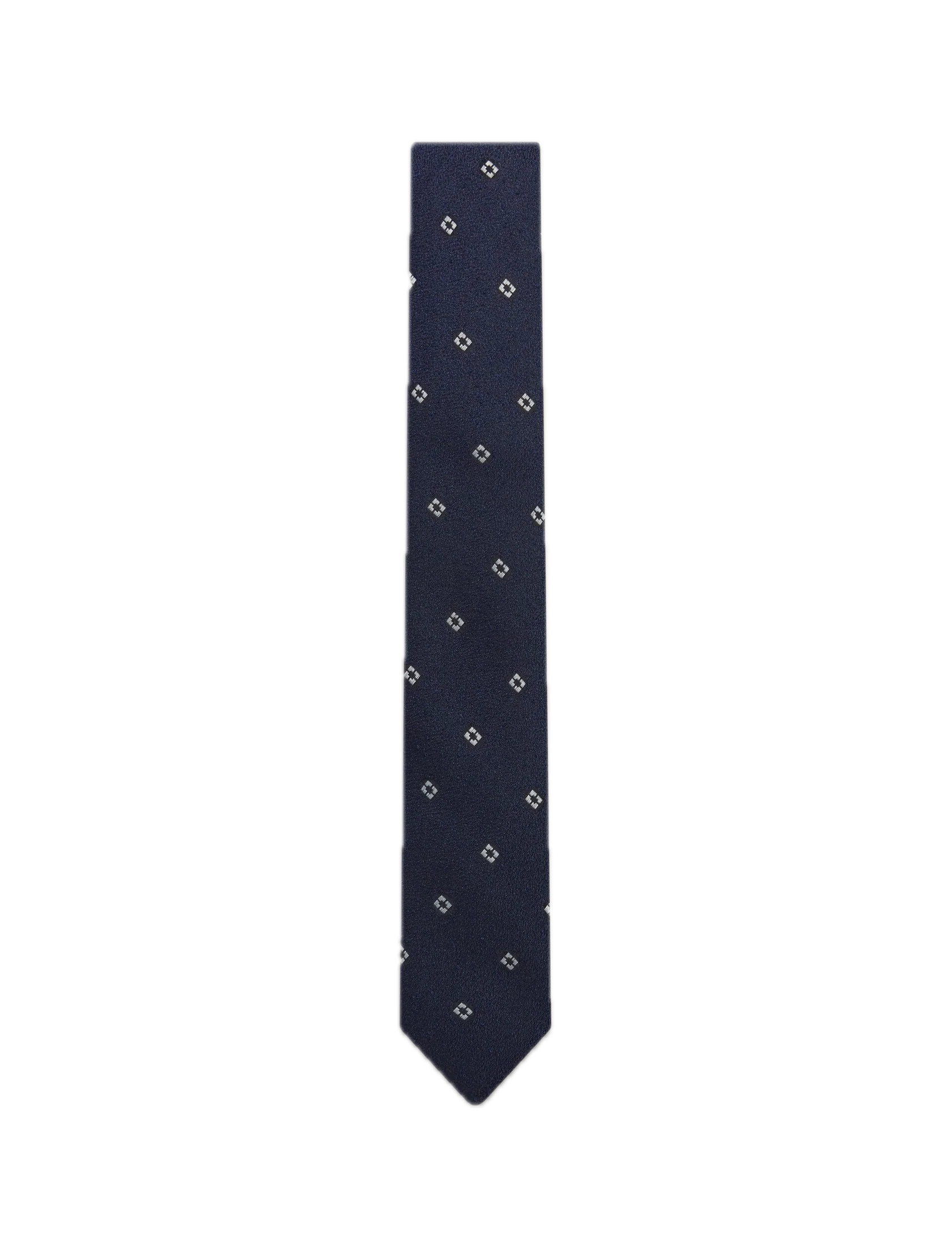 Ted Baker Mini Diamond Boucle Tie – Navy