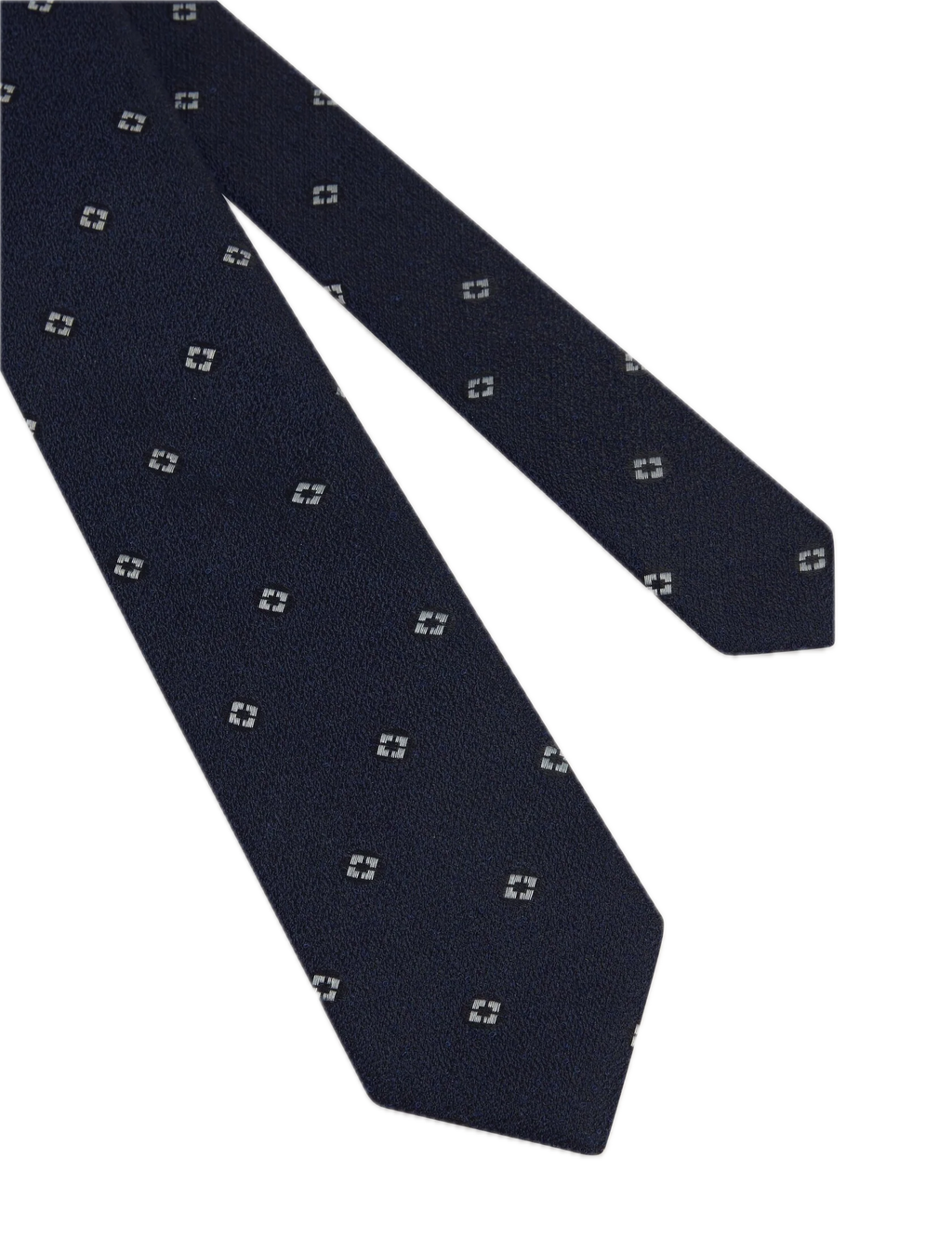 Ted Baker Mini Diamond Boucle Tie – Navy