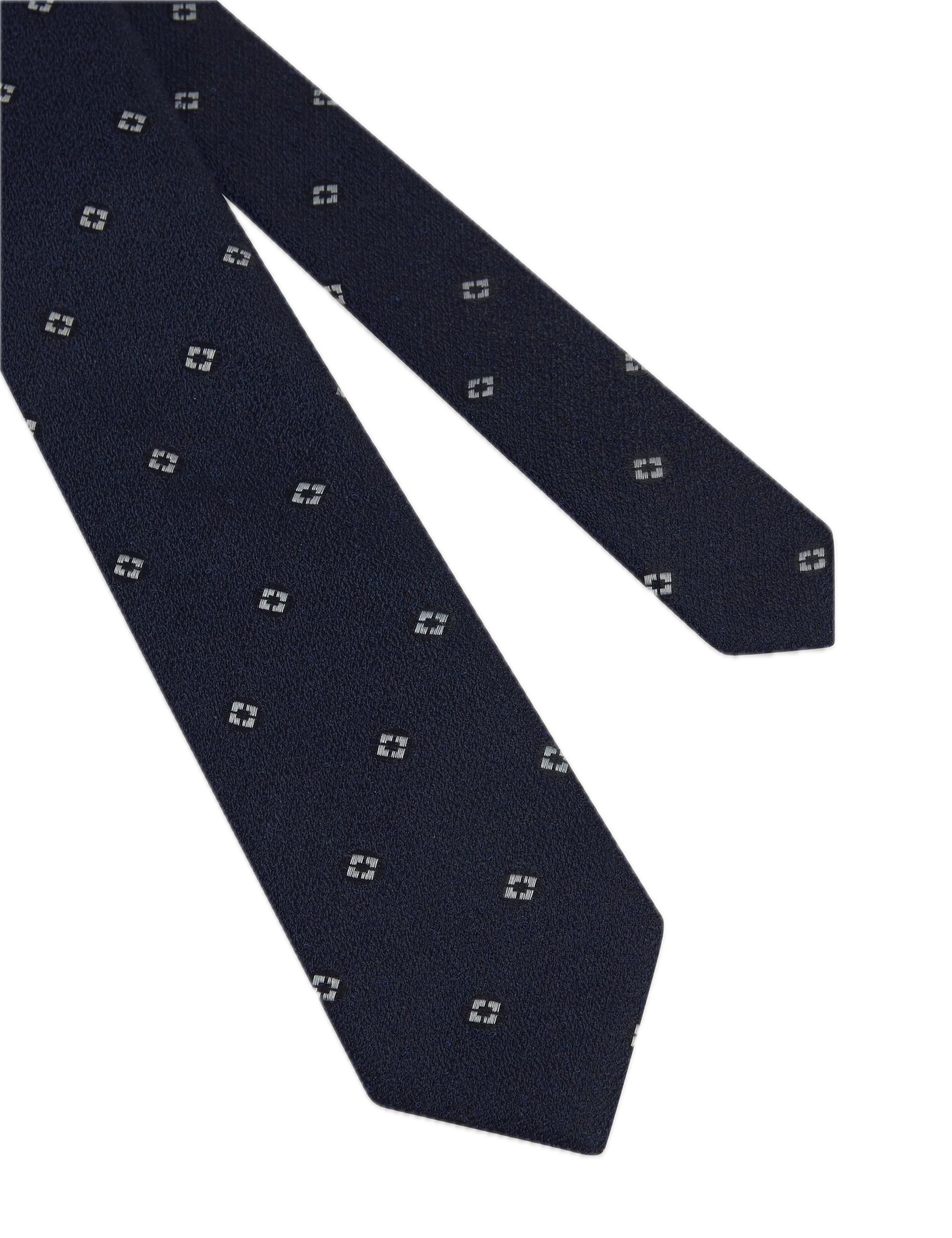Ted Baker Mini Diamond Boucle Tie – Navy