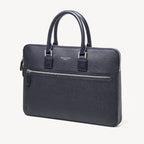 Aspinal of London Connaught Folio - Navy Pebble