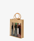 Jute Wine Bottle Bag