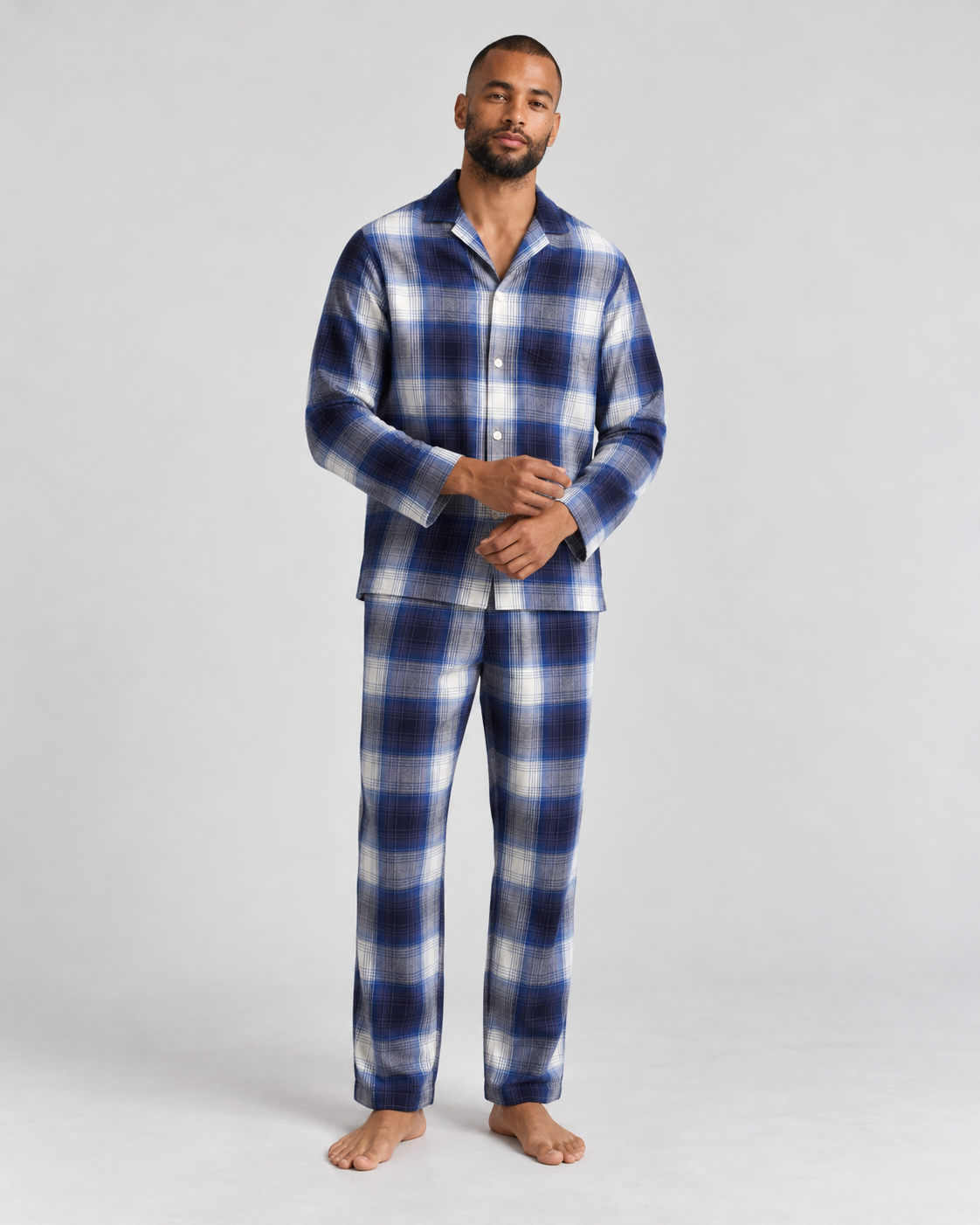 GANT Checked Flannel Pajama Set Gift Box