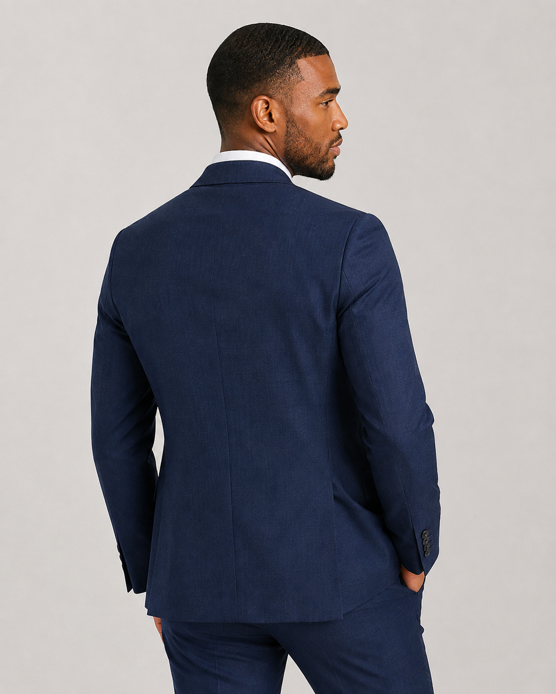 Charles Tyrwhitt Italian Luxury Suit - Indigo Blue
