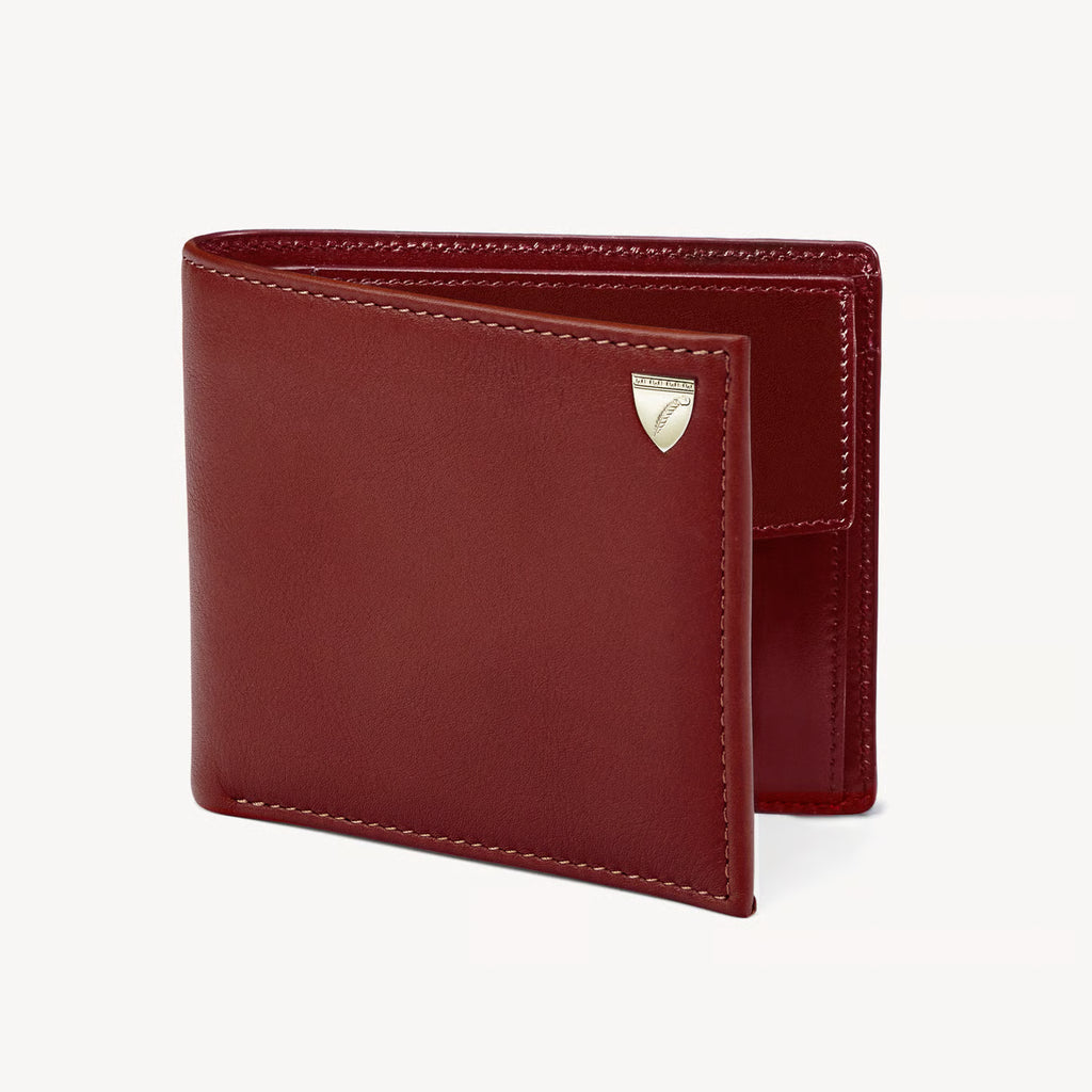 Aspinal of London Billfold Coin Wallet - Smooth Cognac