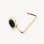 Aspinal of London Handbag Hook - Deep Shine Black Croc