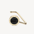 Aspinal of London Handbag Hook - Deep Shine Black Croc