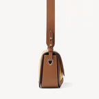 Aspinal of London Ella Crossbody Bag – Natural Raffia & Smooth Tan