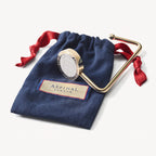 Aspinal of London Handbag Hook - Deep Shine Chalk White Small Croc