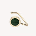 Aspinal of London Handbag Hook - Deep Shine Evergreen Small Croc