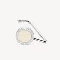 Aspinal of London Handbag Hook - Deep Shine Ivory Small Croc