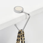 Aspinal of London Handbag Hook - Deep Shine Ivory Small Croc