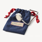 Aspinal of London Handbag Hook - Deep Shine Ivory Small Croc