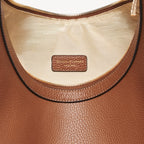 Aspinal of London Soho Large Crescent Bag – Tan Milled Pebble