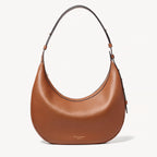Aspinal of London Soho Large Crescent Bag – Tan Milled Pebble