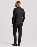 Charles Tyrwhitt Italian Luxury Flannel Suit - Charcoal Grey