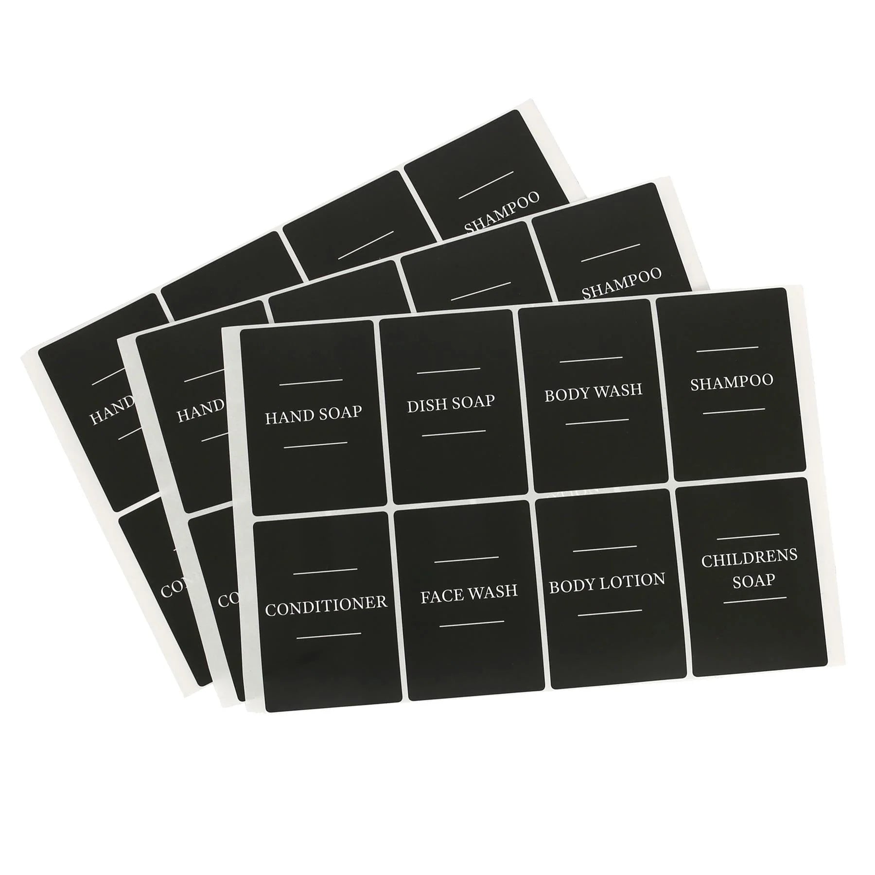 Harbour Housewares Dispenser Labels Set – 8 Labels