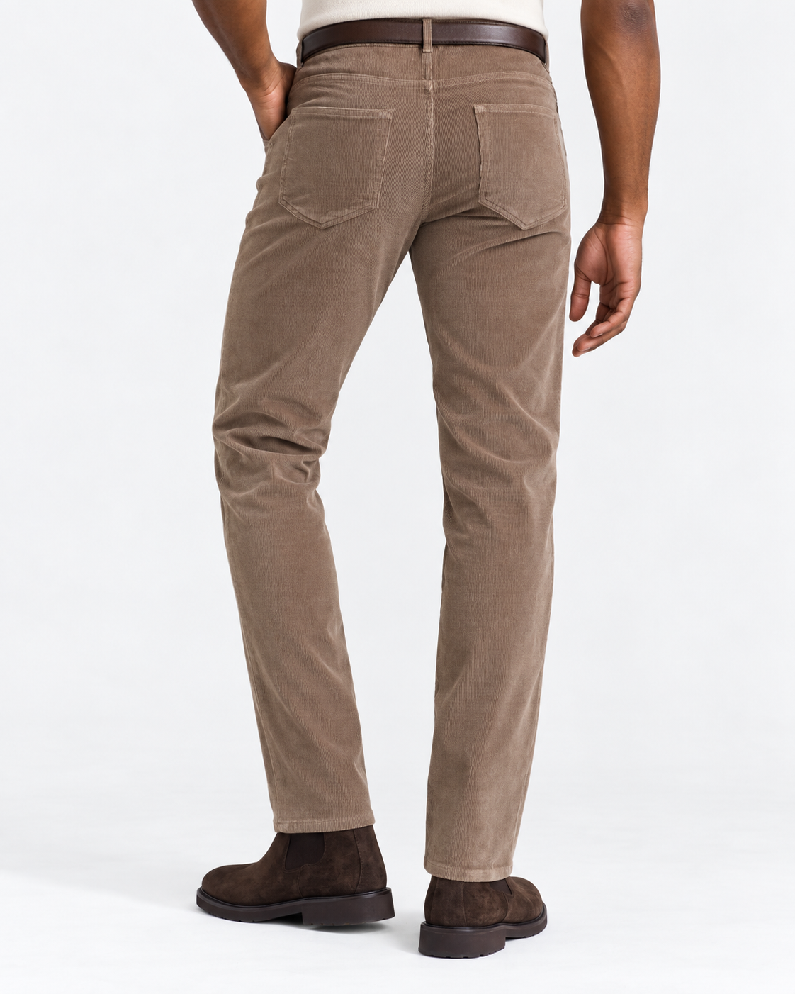 Charles Tyrwhitt Corduroy 5 Pocket Trousers - Mocha