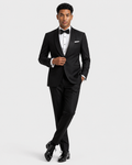 Charles Tyrwhitt Shawl Lapel Tuxedo Dinner Suit - Black