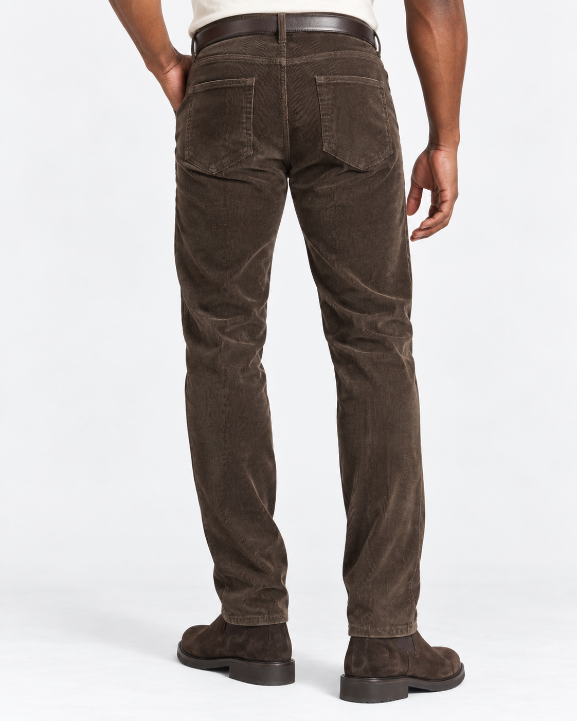 Charles Tyrwhitt Corduroy 5 Pocket Trousers - Chocolate Brown