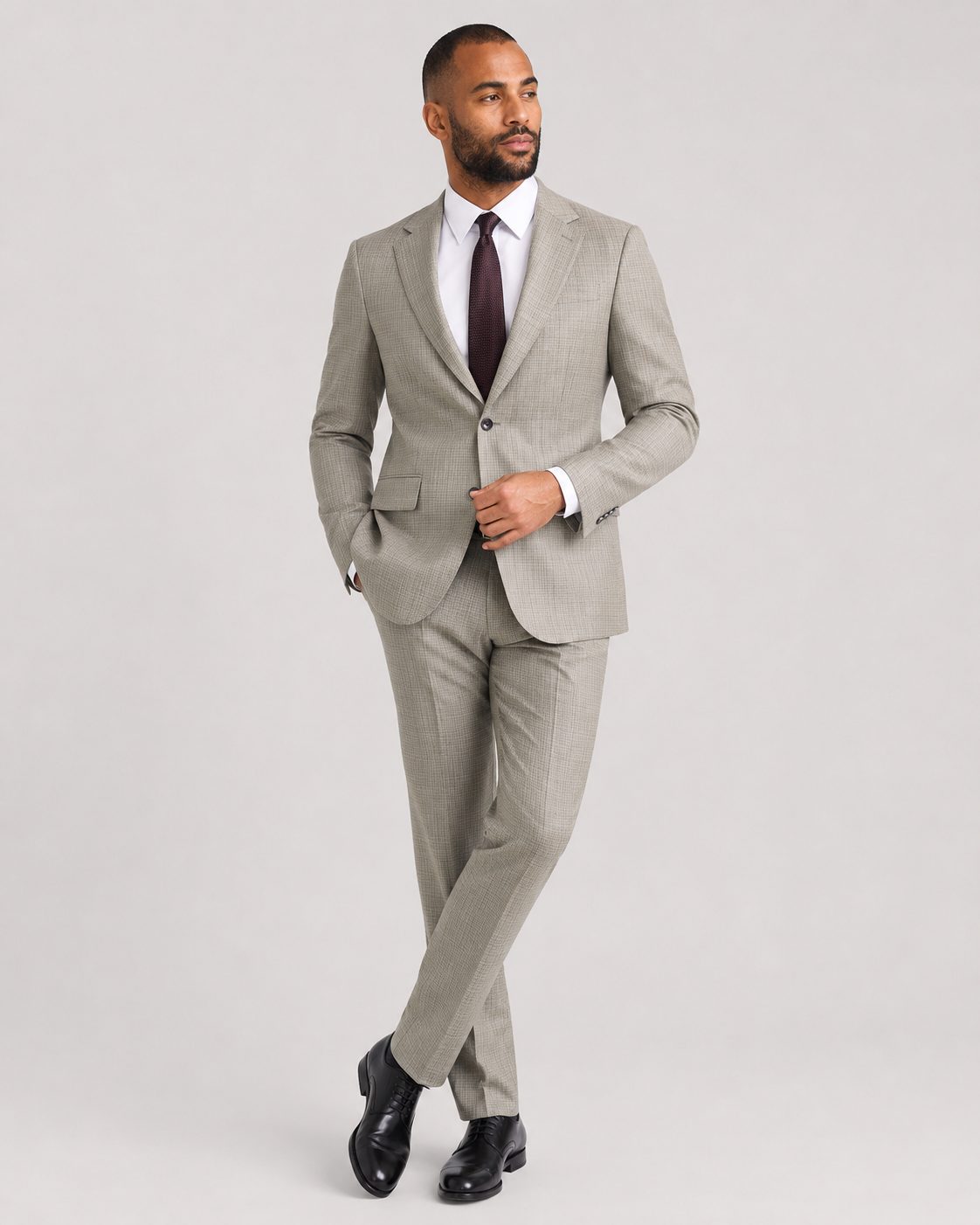 Charles Tyrwhitt Italian Luxury Suit - Taupe