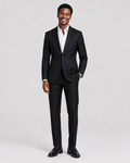 Charles Tyrwhitt Natural Stretch Twill Suit - Black