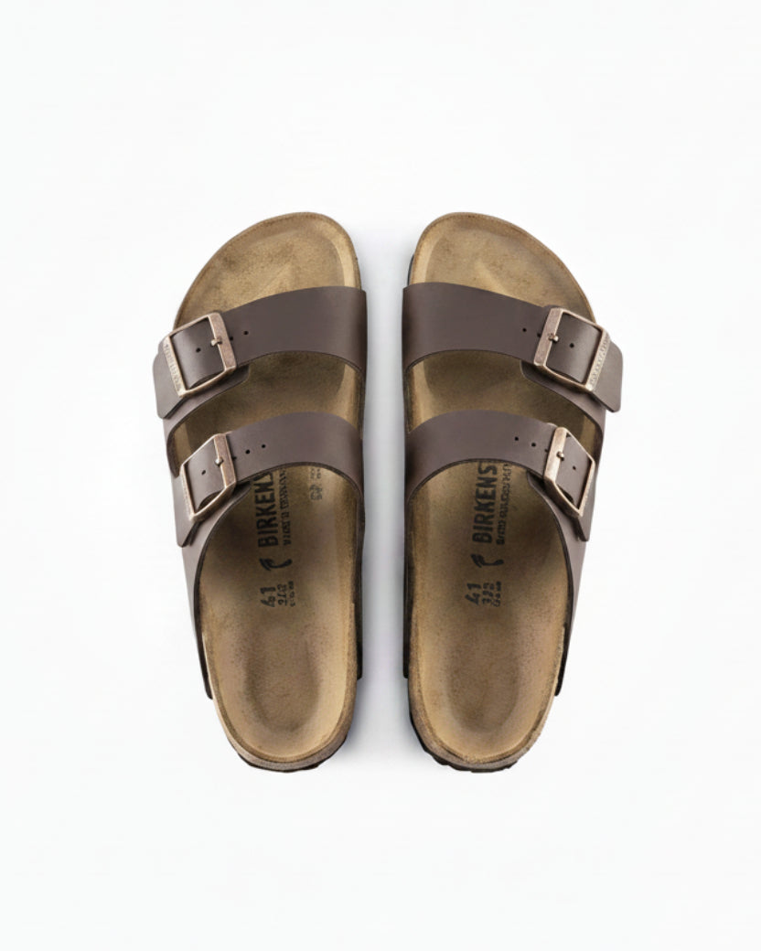 Birkenstock Arizona Birko-Flor - Dark Brown