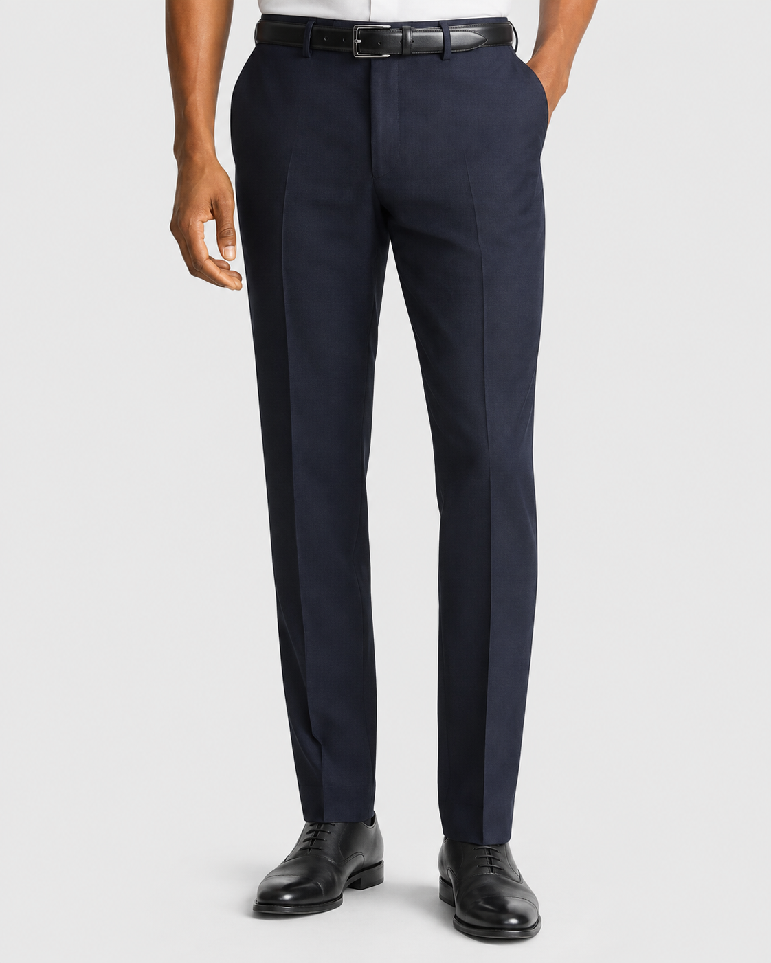 Charles Tyrwhitt Natural Stretch Twill Suit Trousers - Navy