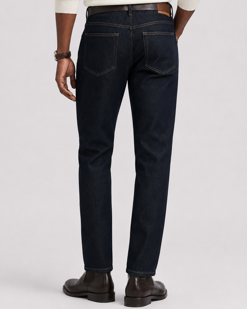 GANT Regular Fit Clean Wash Jeans - Dark Blue