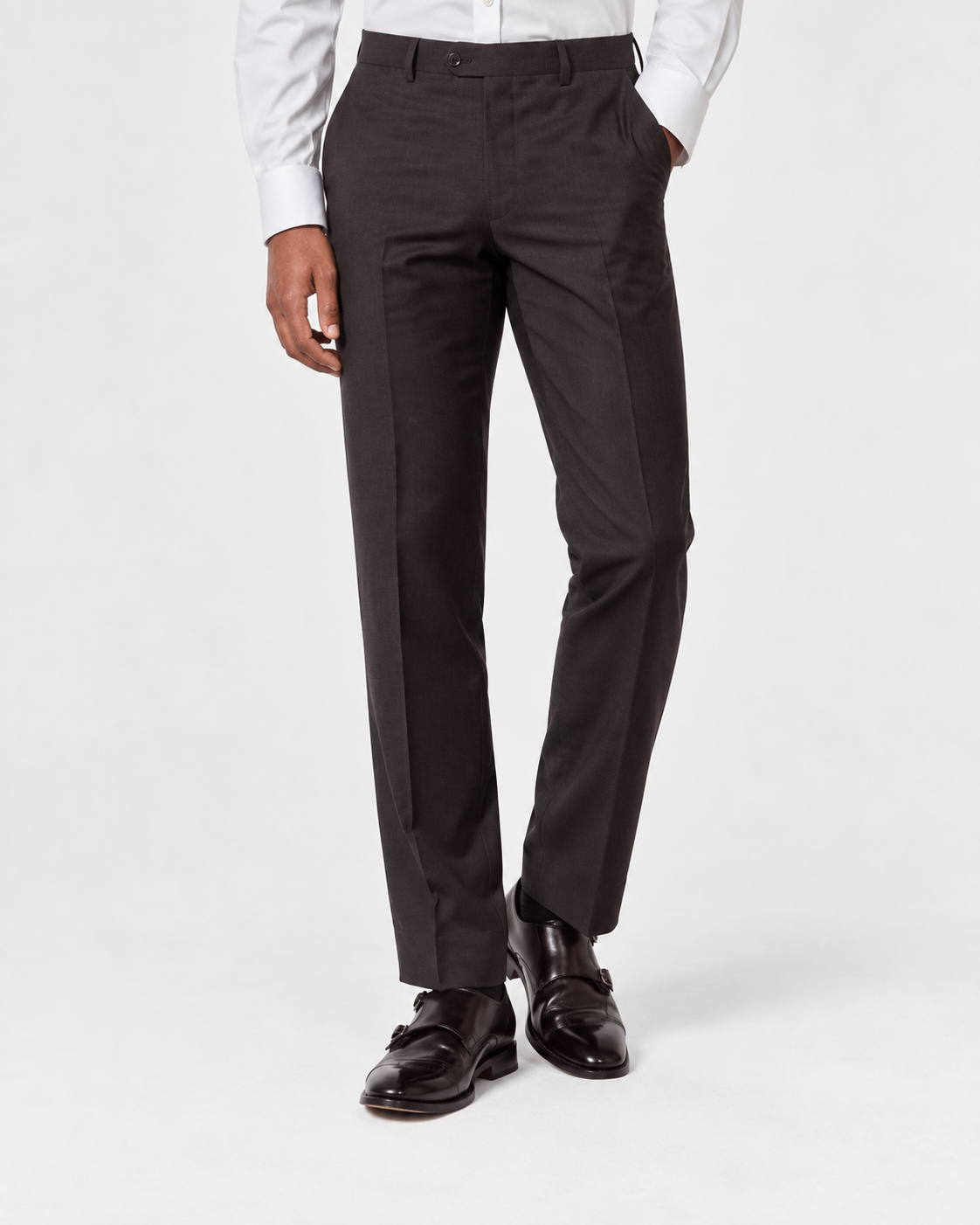 Hawes & Curtis Slim Fit Brown Suit