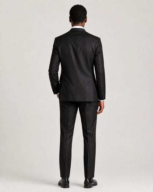 Charles Tyrwhitt Natural Stretch Twill Suit - Black