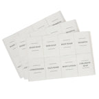 Harbour Housewares Dispenser Labels Set – 8 Labels