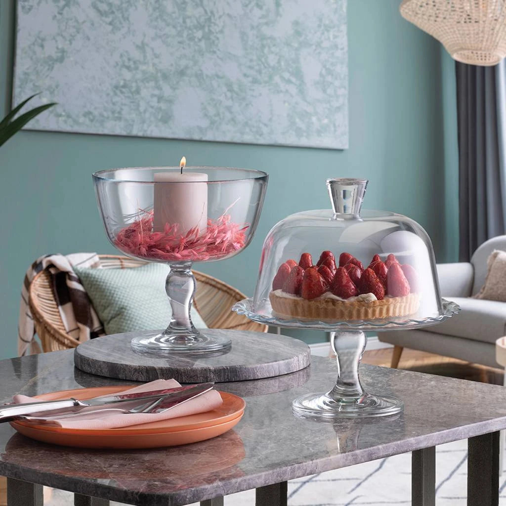 Pasabahce Petite Patisserie Cake Stand with Dome