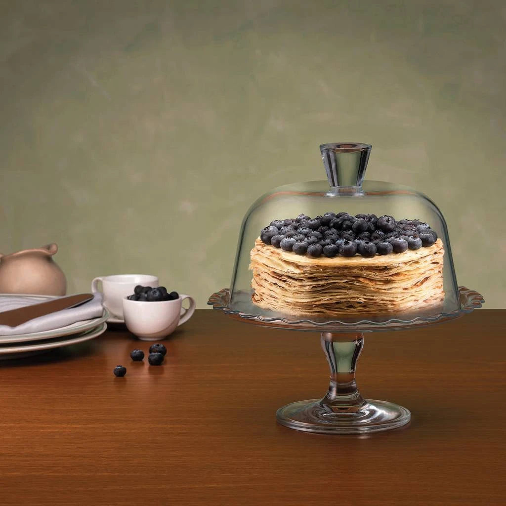 Pasabahce Petite Patisserie Cake Stand with Dome