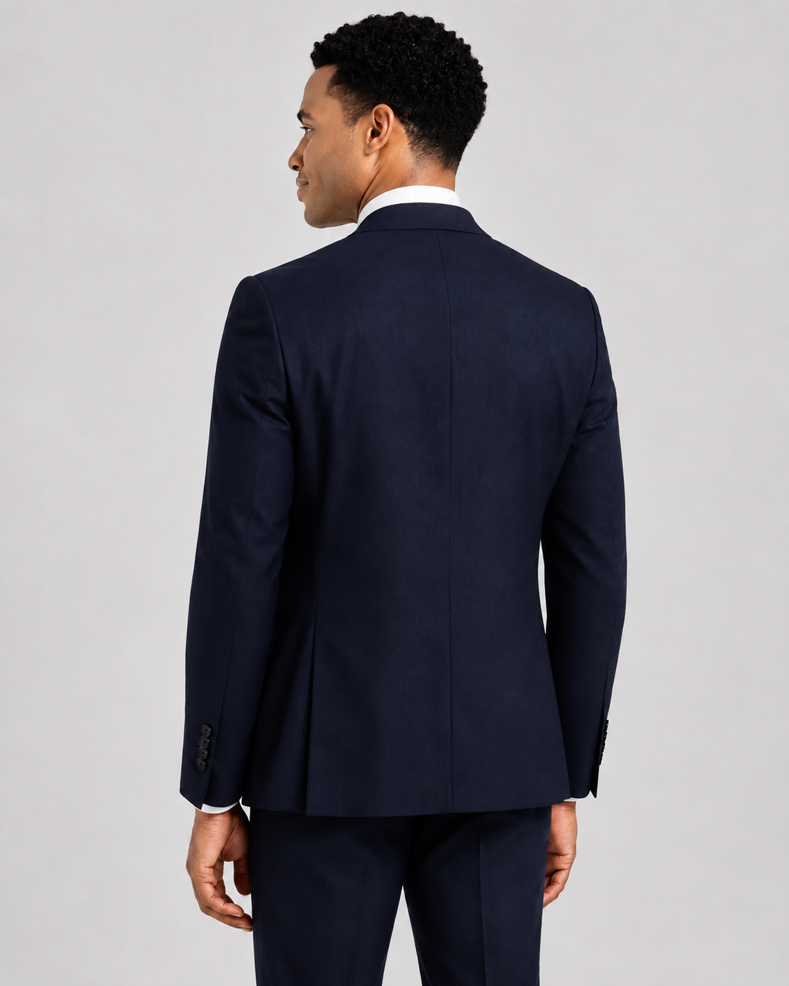 Charles Tyrwhitt Double Breasted Ultimate Performance Suit - Dark Navy